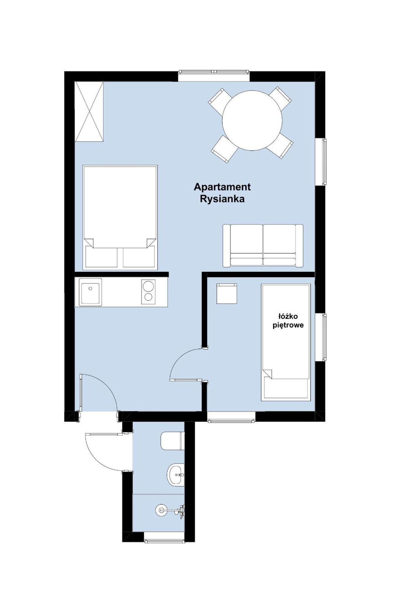 W Deski Dom Apartamenty Кшижова Экстерьер фото